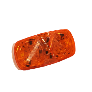 FOCO LED OVALADO AMBAR TIPO 8
