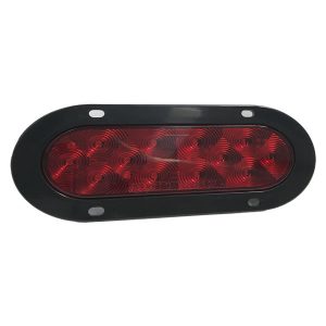 FOCO LED OVALADO ROJO REMACHADO